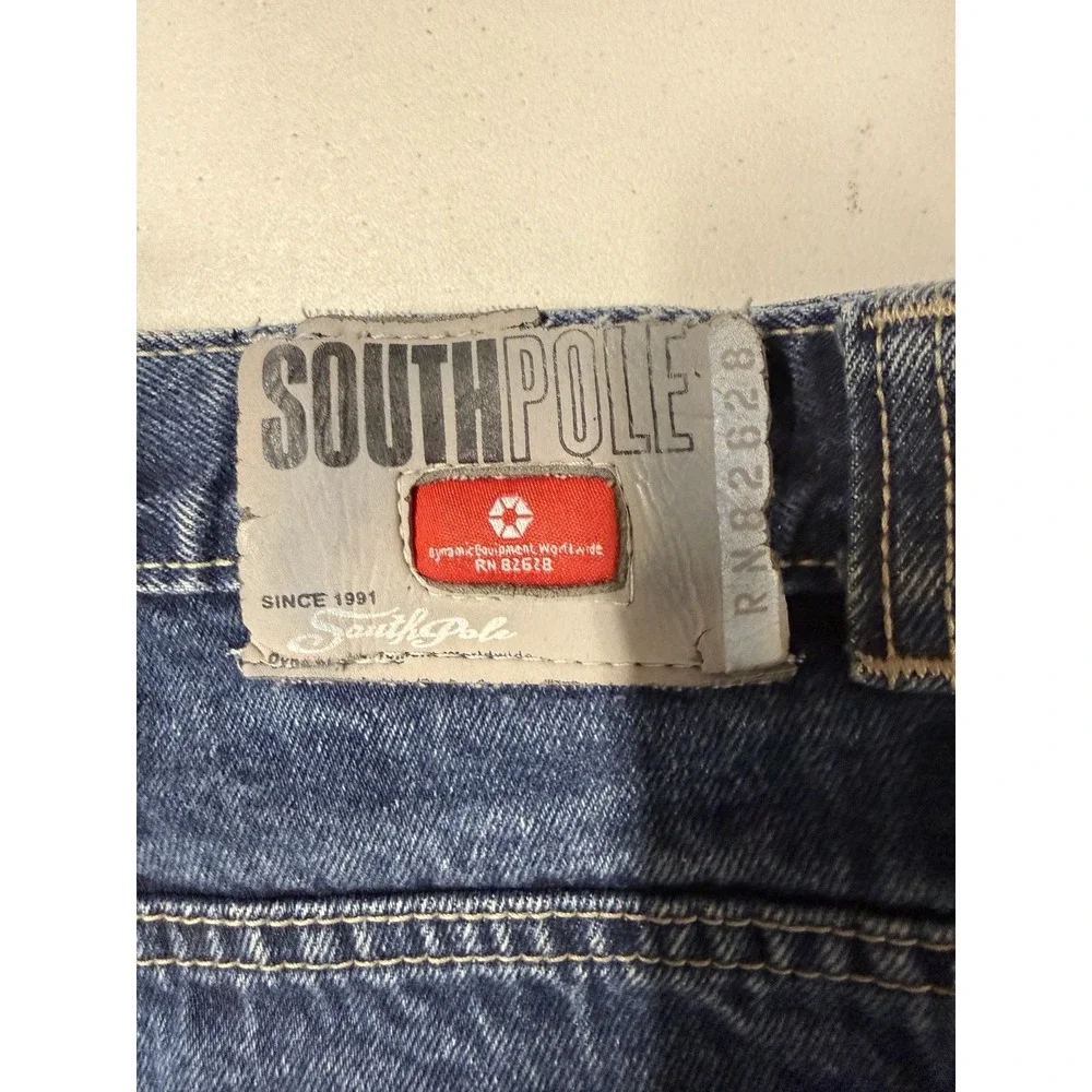Vtg South Pole Red Tab Carpenter Jeans 18Y Fits Adult 27x28.5 ( needs button )
